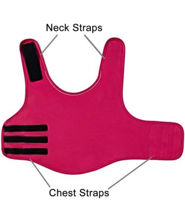 Beautyhe Dog Coat Anti-Stress Vest - Calming Recovery Suit for Dogs | Medical Pet Shirt - Rose-Red Size 18 - Buy Online on GoSupps.com