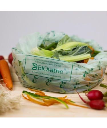 120L Organic Waste Bags 100% Compostable & Biodegradable | Made in Germany | Tear-Resistant & Climate-Neutral | 15 Pack Also Available in 240L - Buy Online on GoSupps.com