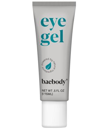 Baebody Critically Acclaimed Travel Size Eye Gel Treatment Products  Under Eye Cream for Dark Circles and Puffiness  Eye Bags Treatment with Peptide Complex & Soothing Aloe  0.5 Fl Oz