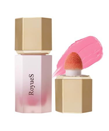 Liquid Cheek Soft Cream Blush Rouge Long-Lasting Formula Women's Cosmetics Makeup for Daily Use at Workplace