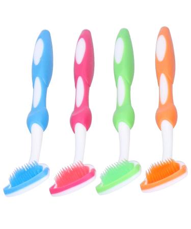 Buy Tongue Scraper & Cleaning Brush - Portable Oral Care for Fresh Breath | Orthodontic Care - Buy Online on GoSupps.com