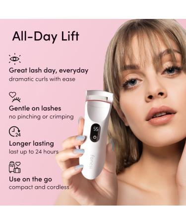 Fancii Heated Eyelash Curler - USB C Rechargeable Long-Lasting Curls Fast Heat Professional Tool for All Eye Shapes Safe & Gentle - Buy Online on GoSupps.com
