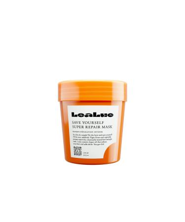 LEALUO Save Yourself Super Repair Mask  Fl Oz 9.13  For Dry Thirsty Hair  Repairing Tiger Grass  Softening Argan Oil for Shine  100% Vegan