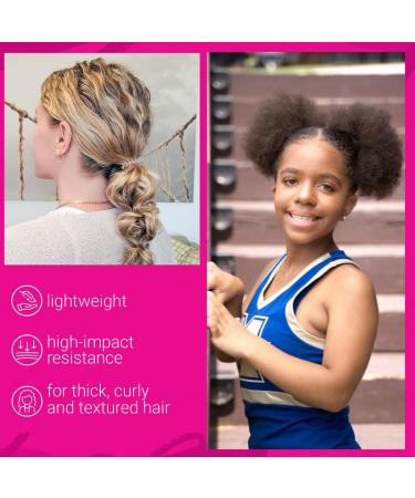 PuffCuff Teeny 0.75 Inch Hair Clamps for Natural, Fine, Coiled, Coarse & Frizzy Hair - Clear, 5 Pieces - Buy Online on GoSupps.com