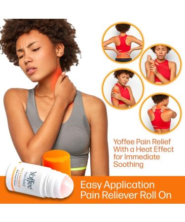 Yoffee Arnika Relaxation Gel Roll-On & Massage Scooter 2-in-1 | Vegan Pain Relief for Back & Neck - 90ml Made in Spain - Buy Online on GoSupps.com