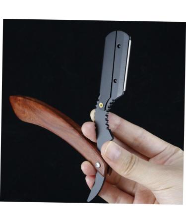 FRCOLOR Mini Facial Razor for Women - 2 Pack Rustproof Steel & Rosewood Handle Perfect for Smooth Skin & Precision Shaving - Buy Online on GoSupps.com