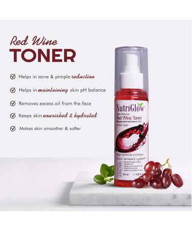 Red Wine Facial Kit with Toner - Deep Exfoliation & Radiant Skin | Perfect for Acne & Oily Skin | International Shipping - Buy Online on GoSupps.com