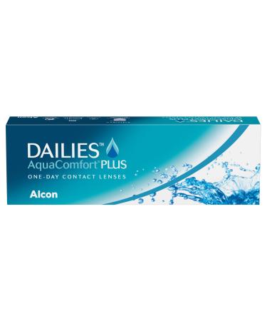 Dailies aquacomfort plus daily lenses soft 30 pieces BC 8.7 mm DIA 14.0 mm +1 dioptria 1.0 diopters 8.7 millimeters 14.0 millimeters 30