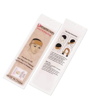 Dreamlover Wig Grip Bands - Tan, 2 Pack for Securing Wigs in Place - Buy Online on GoSupps.com