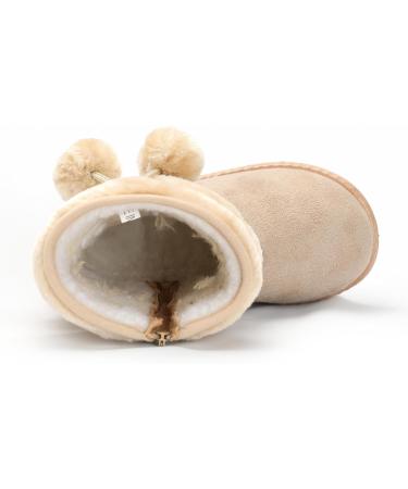 Yeeteepot Baby Winter Booties - Warm Snow Boots for Girls & Boys | Anti-Slip Toddler Shoes - Buy Online on GoSupps.com