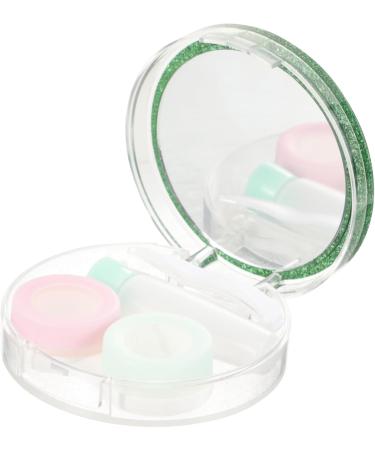 Buy Solustrie Small Plastic Container for Contact Lenses | Compact Mirror & Local Storage Case for Makeup Essentials - Buy Online on GoSupps.com