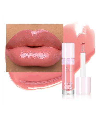Lip glaze ginger lip gloss moisturizing lip gloss lipstick does not fade and does not stick to cups(Color:03)