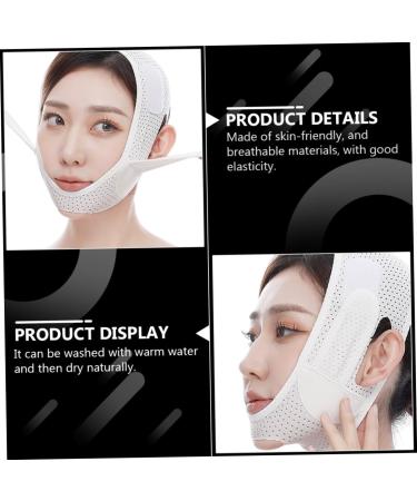 DOITOOL 1pc Shaping Belt Strap V Line Lifting Belt Facial Slimming Facial Beauty Supply Chin Lift Belt Firming Facial Belt Fabric White Far - Buy Online on GoSupps.com