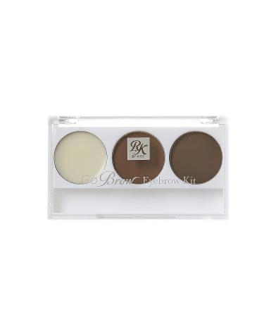 Ruby Kisses Go Brow Eyebrow Kit in Black Dark Brown - Define and Enhance Your Brows - Buy Online on GoSupps.com