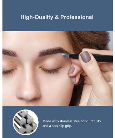 OMIRO 20X Magnifying Mirror and Eyebrow Tweezers Kit with Suction Cups - Travel Set - Buy Online on GoSupps.com