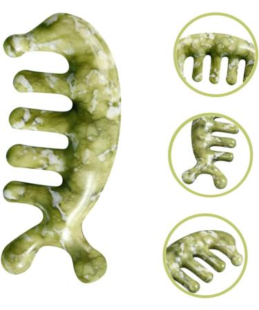 BCOATH Jade Massage Comb Premium Body & Scalp Massage Tool for Relaxation | International Shipping Available - Buy Online on GoSupps.com