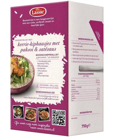 Lassie Basmati Rice Value Pack 6 x 750 g - Buy Online on GoSupps.com