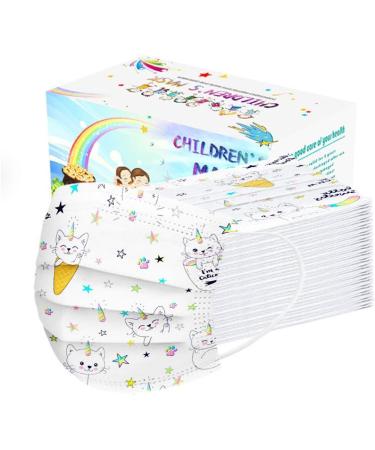Children's Bandana Disposable Face Veil Industrial 3Ply Ear Loop 50PC - Buy Online on GoSupps.com