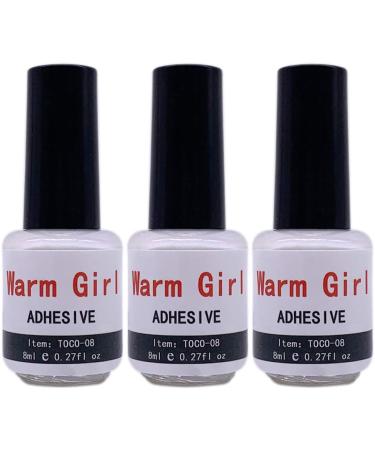 Warm Girl 2pcs Professional Nail Art Glue Set for Foil Sticker Transfer DIY Tool - Buy Online on GoSupps.com