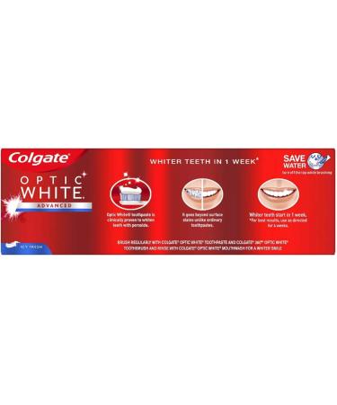 Colgate Optic White Toothpaste ICY Fresh 3.5 oz - Brighten Your Smile | International Shipping Available - Buy Online on GoSupps.com