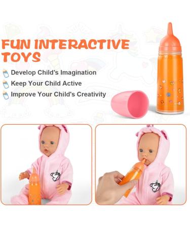 Aolso Magic Baby Doll Milk Bottle - Baby Doll Feeding Accessories for Small Hands - Perfect Gift for Boys and Girls - Buy Online on GoSupps.com