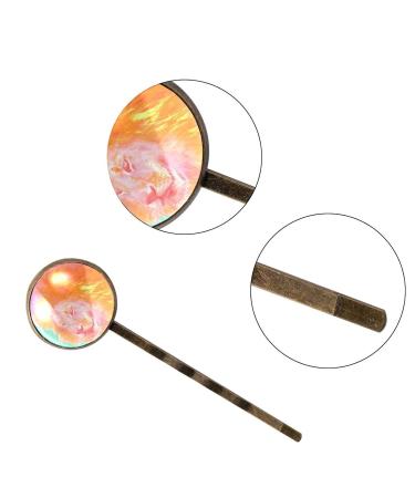 Handmade Lion Pattern Hair Accessories Set in Mint Green - 4PCS Bobby Pins & Barrettes for Women and Girls - Buy Online on GoSupps.com