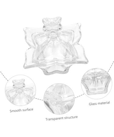 POPETPOP 1pc Nail Art Crystal Cup Clear Glass Danpen Dish To Go Plates with Lids Dappen Dish Cup Acrylic Nail Brush Nail Tools Nail Liquid Clear Cups Glass Cups Manicure Tool Care Art Plate 9x9cm Assorted Color - Buy Online on GoSupps.com