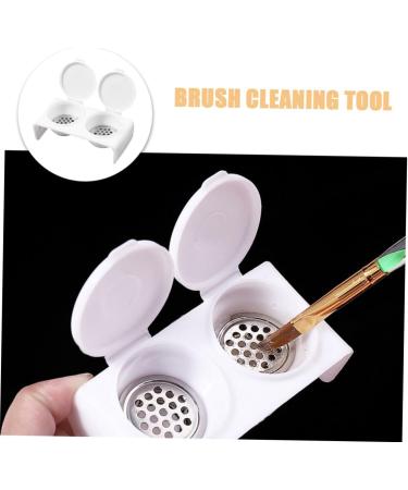 minkissy Nail Art Brush Cup Nail Tools Nail Art Tools Damping Dish for Nails Nail Soaking Bowl Acrylic Nail Dish Dappen Dish Nail Bowl Dapping Dish for Nails Stainless Steel Liquid Wash Pen - Buy Online on GoSupps.com