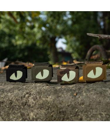 M-Tac Tiger Eyes Morale Patches Tactical Patch Military Combat Hook Fasteners Black - Buy Online on GoSupps.com