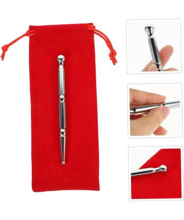 Healeved 2 Piece Massage Pencil Set - Full Body & Face Massager Manual Shiatsu & Trigger Point Tools - Brass & Silver - International Shipping - Buy Online on GoSupps.com