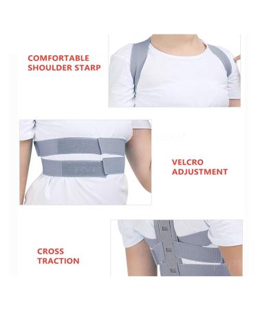 Children Posture Corrector Adjustable Belt Kids Orthopedic Corset for Kids Spine Back Lumbar Shoulder Braces Health Blue Medium - Buy Online on GoSupps.com