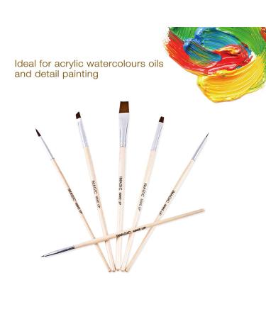 6-Piece Makeup Brush Set for Face Eyes & Lips - Multifunctional Nylon Brushes for Beginners & Pros | International Shipping - Buy Online on GoSupps.com