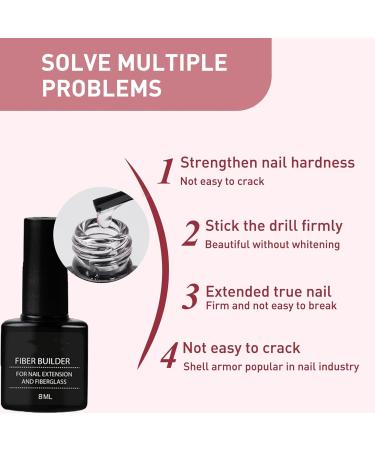 Nail Repair Gel Kit | Clear Nail Glue for Broken, Cracked Nails | Strengthener & Hardener for Natural Nails | Extensions Sculpture Gel | Quick Fix Solution - Buy Online on GoSupps.com