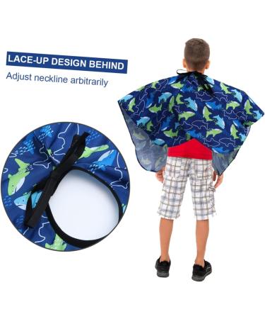 Beaupretty Barber Apron Kids Printing Haircutting Cloth Haircutting Shawl Haircutting Gown Polyester Pongee Cloth kids apron kid aprons apron for kids waterproof apron robe Apron Release - Buy Online on GoSupps.com