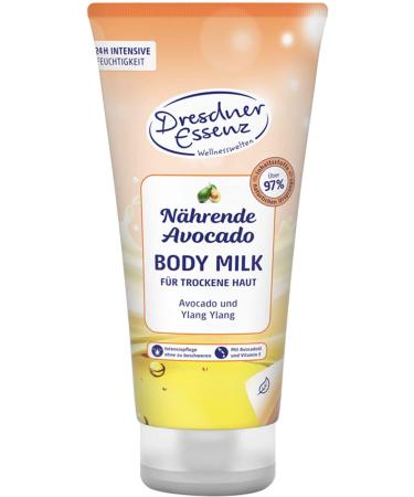 Dresdner Essenz Nourishing Avocado Body Lotion 2 x 200 ml Vegan Body Cream - Buy Online on GoSupps.com
