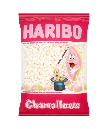 Sweet Haribo White Mini Masrshmallows - Chamallows - 1KG Bag - Gluten Free