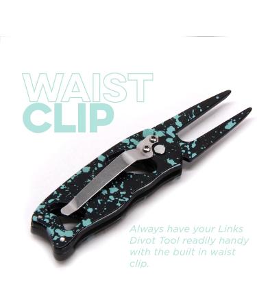 Links Golf Divot Tool with Pop-up Button & Magnetic Ball Marker - Arctic Drip - Buy Online on GoSupps.com