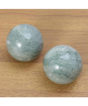 Buy Gleavi Marble Baoding Balls for Muscle Relaxation | Stress Relief Massage Balls - Perfect Gift for Middle-Aged - Medium Green - Buy Online on GoSupps.com