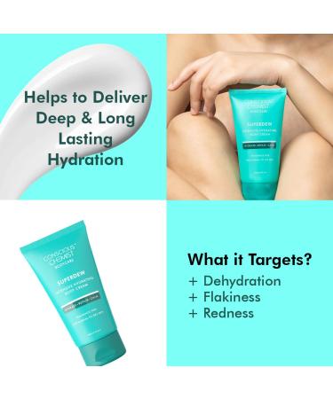 Conscious Chemist Lightweight Moisturizer for Hand Foot & Body | Instant Hydration Non-Greasy Cream with Ceramides Hyaluronic Acid & Colloidal Oatmeal | For Men & Women | Fragrance Free Cruelty Free |150g - Buy Online on GoSupps.com