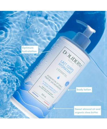 Doliderm 2x Hydrating Body Milk with Organic Shea Butter Organic Sweet Almond Oil and Allantoin 500ml x2 - Bundle - Buy Online on GoSupps.com