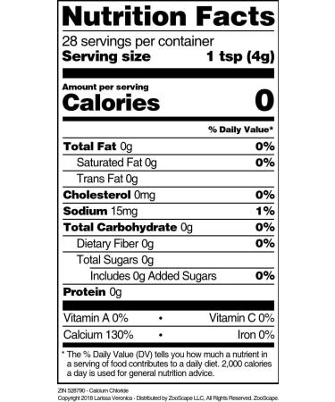 Calcium Chloride (4 oz ZIN: 528790) - Buy Online on GoSupps.com