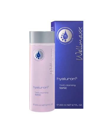 Wellmaxx Fresh Cleansing Tonic with Hyaluron5 | 200 ml | Balanced and even skin tone | Optimal effectiveness | Dermatologically tested
