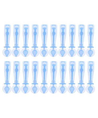 200pcs Lancets for Blood Testing 30G Twist Top Lancets Glucose Measurements Disposable Lancing Needle Blood Test Device for Diabetes Sky- Blue