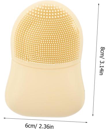 HAPINARY Silicone Face Brush Facial Pore Scrubber Silicone Face Scrubber Face Scrubber Brush Blackheads Brush Face Wash Brush Face Cleansing Brush Silicone Brush Silica Gel Deep Cleaning 8x6cm As Shown - Buy Online on GoSupps.com