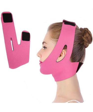 Slim Face Double Chin Pull Mask V-face Machine Slim Face Belt Pull Skin V-face Shaping Bandage V Shaped Slimming Face Mask for Face and Chin Line