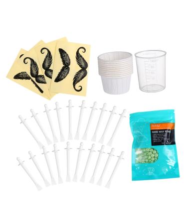 Magiclulu 2 sets Nasal hair Stab set Nose hair trimmer nose hair trimmer nose wax wax wax tool WachStift Spatel eyebrow nose wax multi-purpose spatula