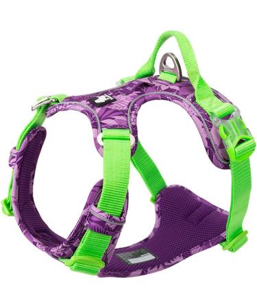 Winhyepet True Love No-Pull Dog Harness - Adjustable Reflective Nylon Vest for Small to Medium Breeds - Camouflage Purple (TLH5653) - Buy Online on GoSupps.com