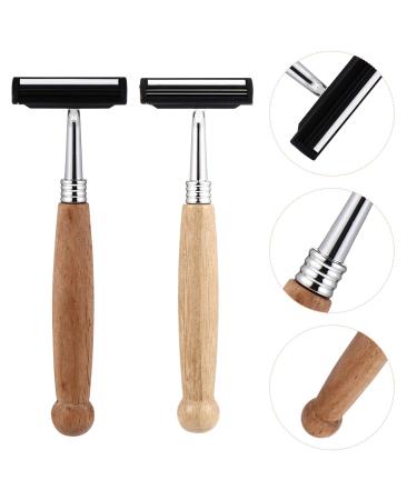 Reusable Bamboo Safety Razor for Men & Women - Eco-Friendly 4-Piece Shaving Set - Buy Online on GoSupps.com
