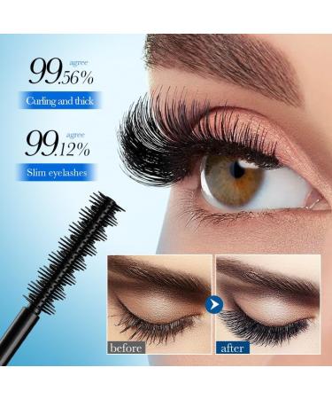 Curling Mascara For Visibly Lifted Lashes Volumizing Smudge-Proof Lengthening Defining Curling Multiplying Buildable Formula Lightweight Smudge-Resistant 2 Count (Black) - Buy Online on GoSupps.com