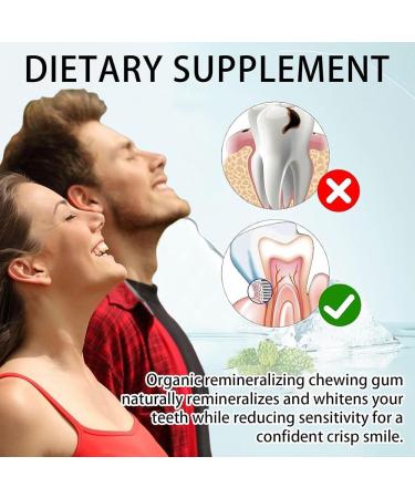 Larineco - Remineralizing Gum Larineco Remineralizing Gum Chewing Gum Organic Larineco Gum All Natural Mint Remineralizing Gum with Nano-Hydroxyapatite Sugar Free (2boxes) - Buy Online on GoSupps.com